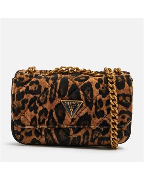 guess tasche leopard